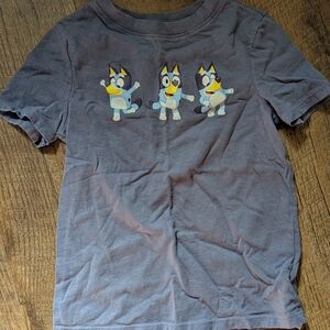 Kids Bluey Character T-Shirt - Blue